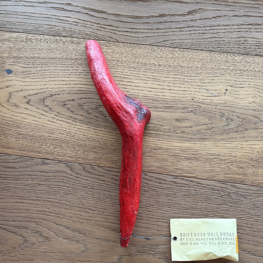 Kiel Mead Red Driftwood Wall Hook